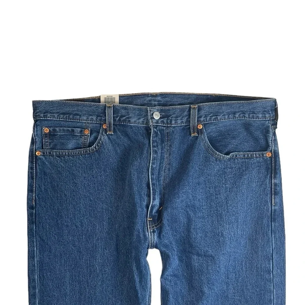 MJ219 NWT Mens Levi’s Strauss 505 Regular Fit Straight Leg Denim Jeans 40x29